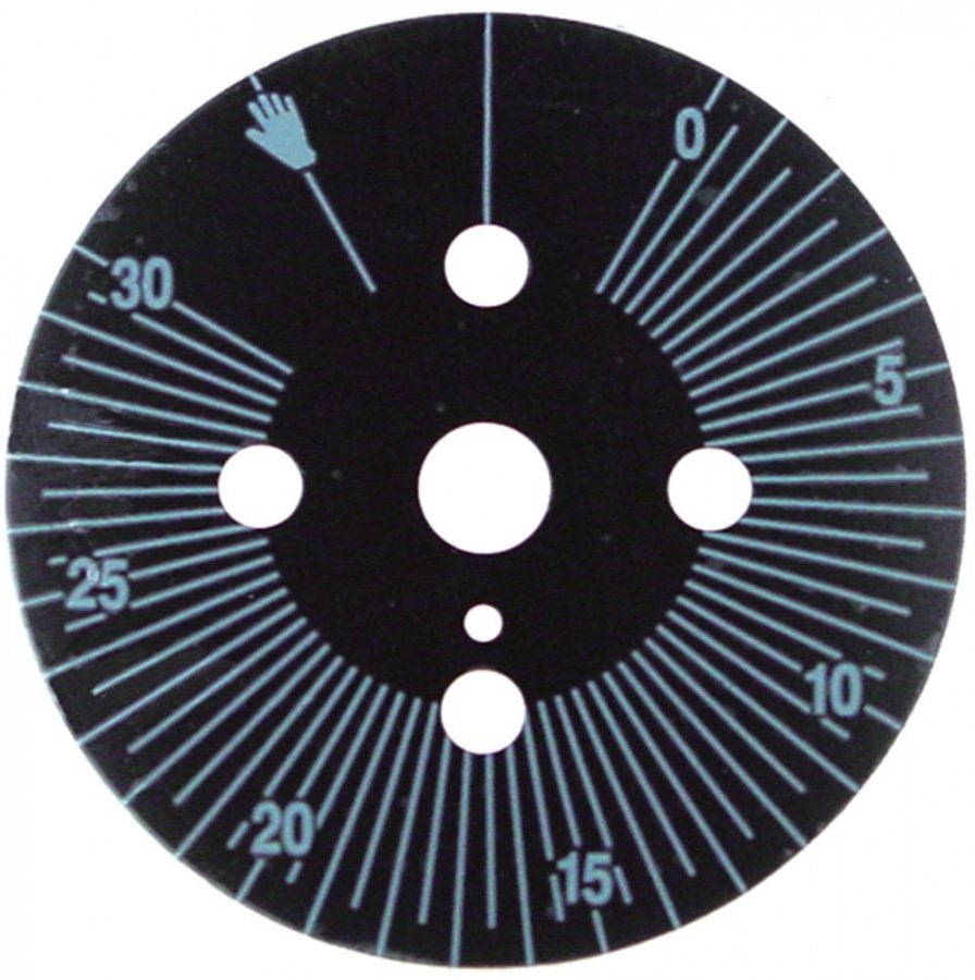 Disc indicator, Ø60 mm - Cod 111205