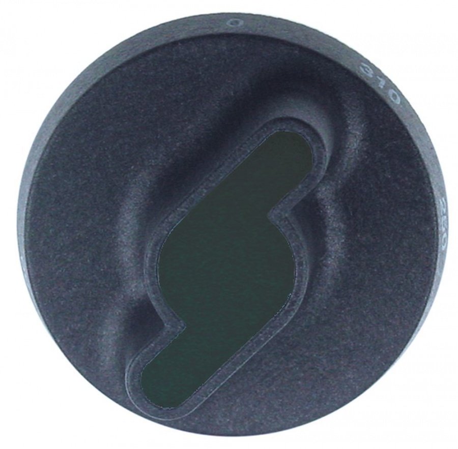 knob thermostat t.max. 310°C temperature range 0-310°C ø 73mm shaft ø 6x4,6mm