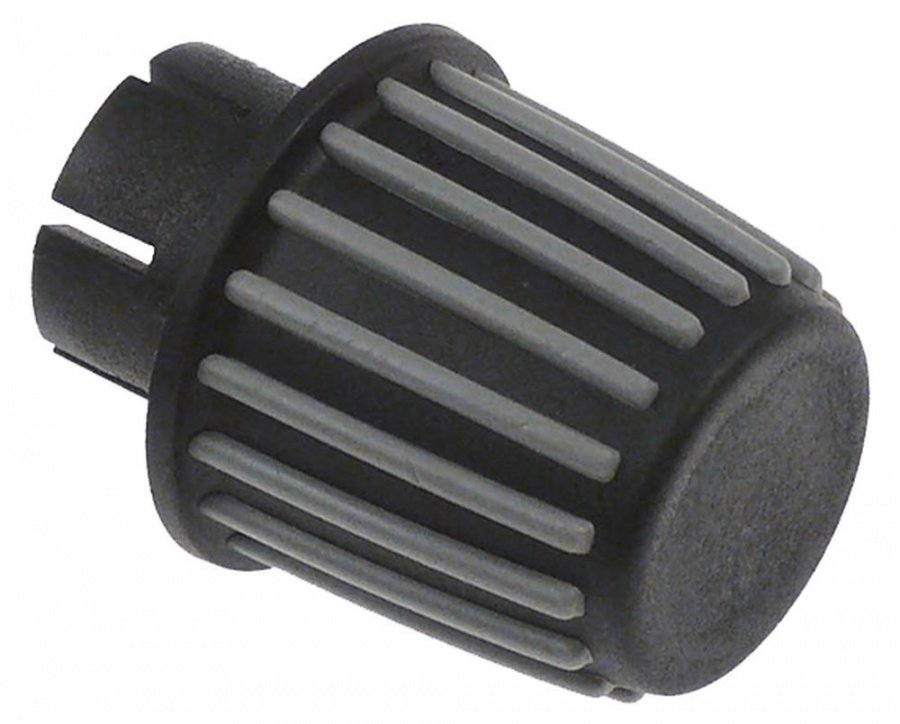 knob ø 50mm black/grey