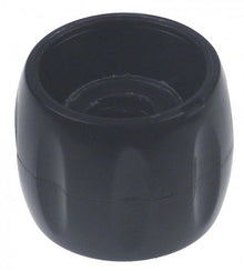Buton ø 51 mm, filet 18 x 4, negru - 111280