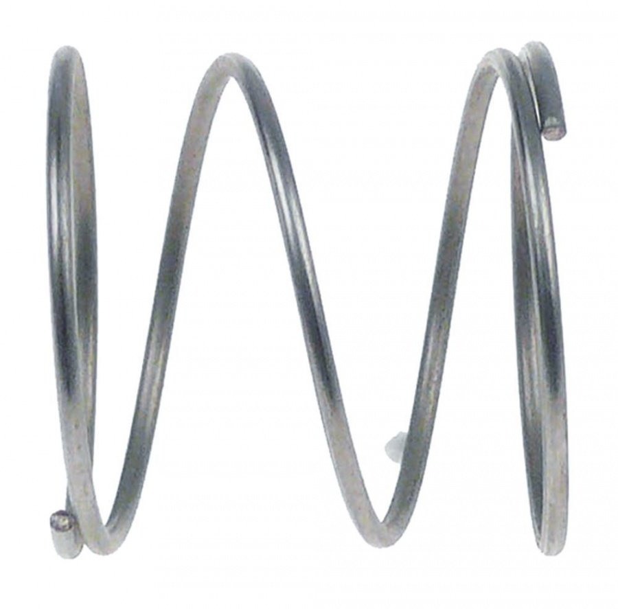 compression spring ø 33mm L 33mm wire gauge ø 1,6mm knob