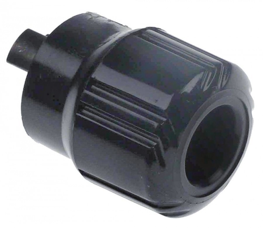 knob ø 47 mm shaft ø 8,2 mm black - 111291