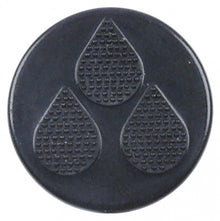 knob dial plate steam ø 20mm L 7mm black