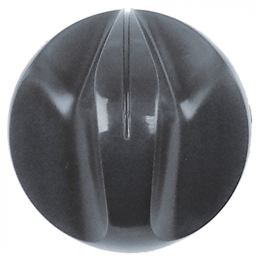 knob zero mark ø 40mm shaft ø 6x4,6mm shaft flat upper dark grey