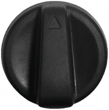 knob arrow ø 65,5mm shaft ø 8x6,5mm shaft flat right black
