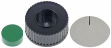 Buton timer 1-6 Min. ø 42 mm, ax. ø 6x4,6 mm, verde/albastru - 111403