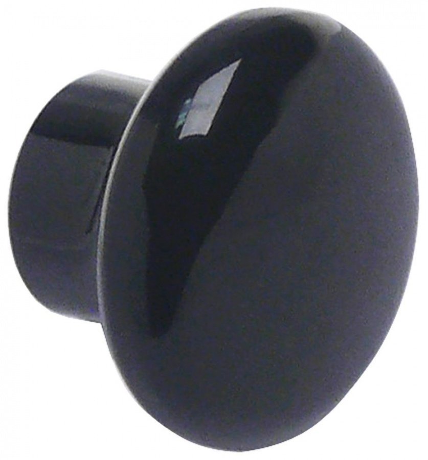 mushroom cap handle thread M8x1,25 handle ø 34mm L 24mm black bain marie
