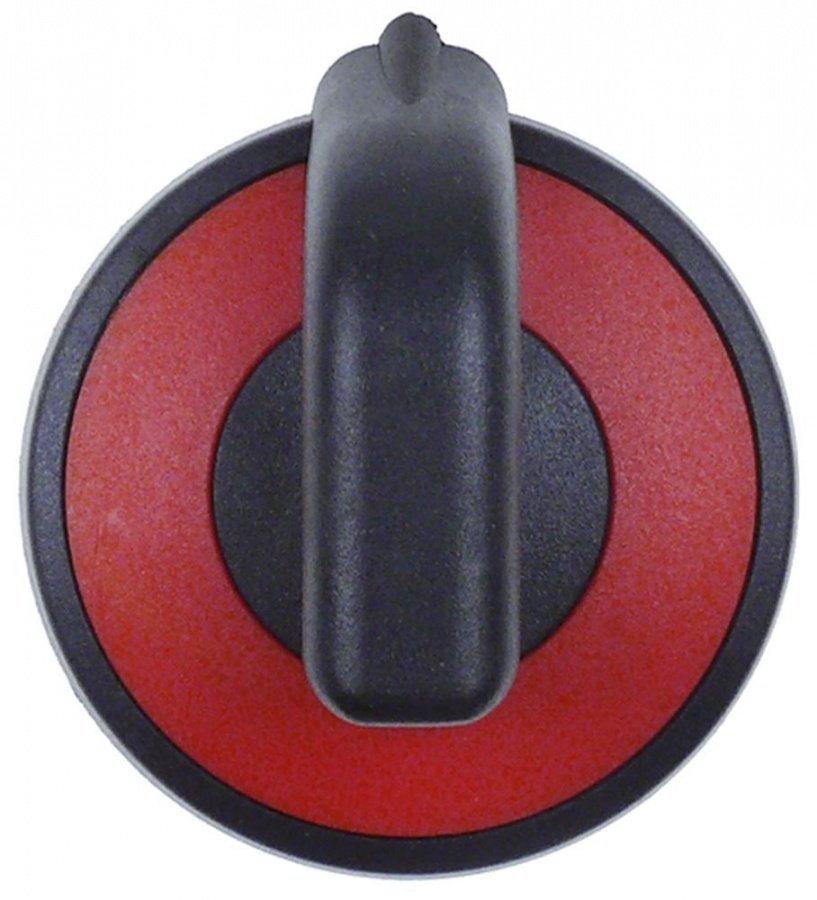 knob zero mark ø 71,5mm shaft ø 8x6,5mm shaft flat upper red/black
