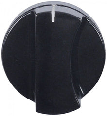 knob switch zero mark ø 46mm shaft ø 5x5mm black
