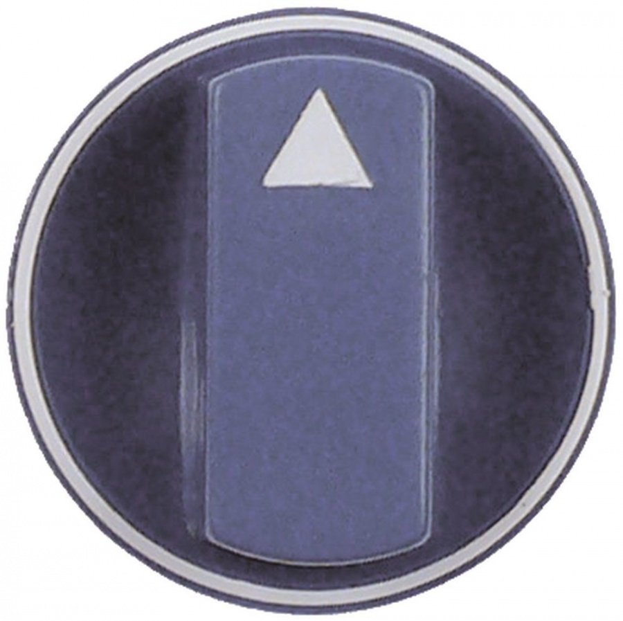 knob zero mark ø 40mm shaft ø 6x4,6mm shaft flat right light blue
