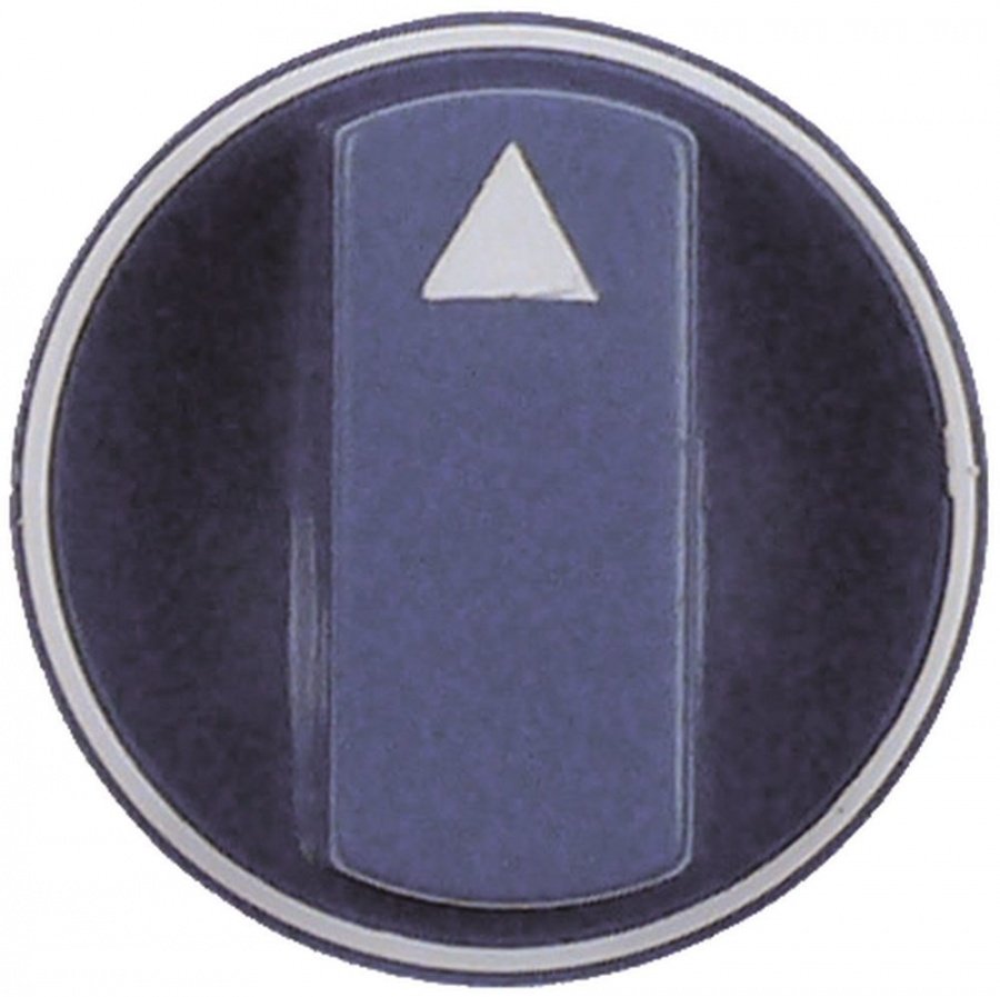 knob zero mark ø 40mm shaft ø 6x5mm shaft flat left light blue