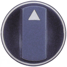 knob zero mark ø 40mm shaft ø 6x5mm shaft flat left light blue