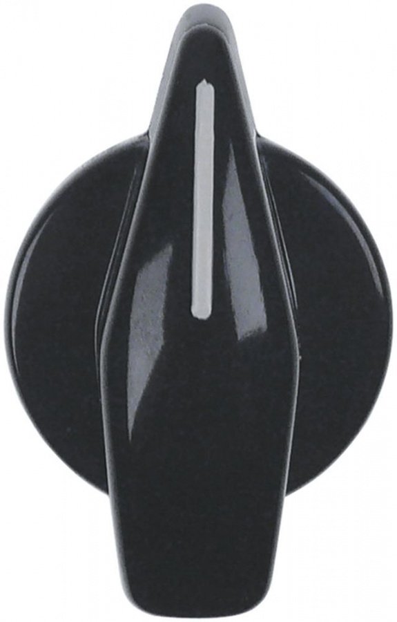 knob zero mark ø 36,5mm shaft ø 8mm black
