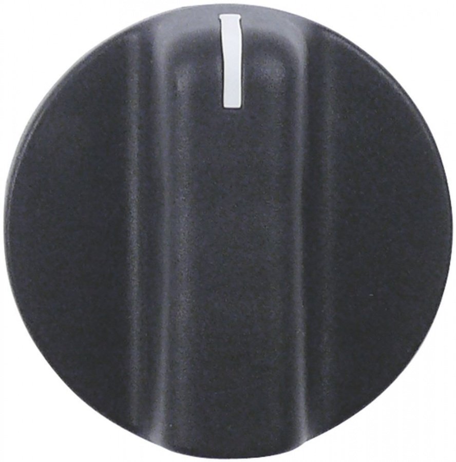 knob zero mark ø 41mm shaft ø 5x5mm shaft flat upper/lower black