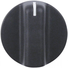 knob zero mark ø 41mm shaft ø 5x5mm shaft flat upper/lower black