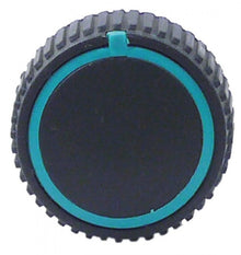 knob switch zero mark ø 41mm shaft ø 6x4,6mm shaft flat upper black