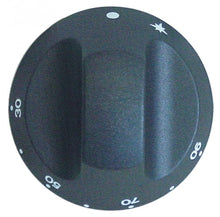 knob gas thermostat t.max. 90°C ø 67mm shaft ø 8 x 6mm shaft flat upper black