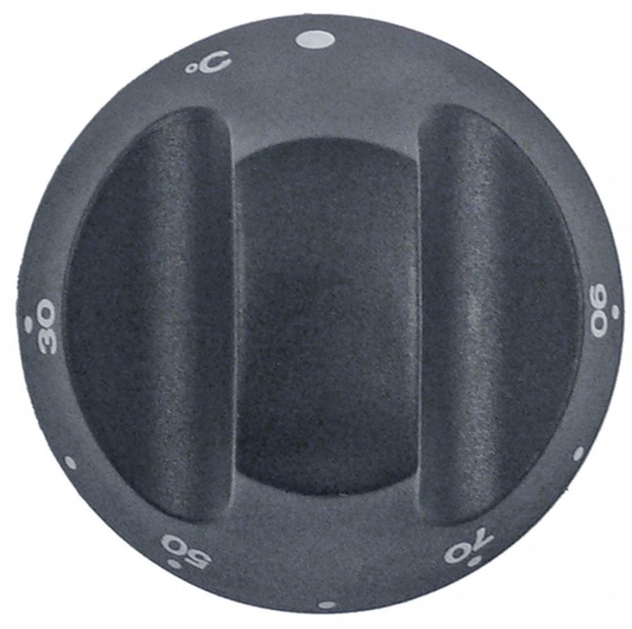 Buton termostat, 30-90°C, ø 66 mm, ax ø 4x6,4 mm, tesitura sus - 111504