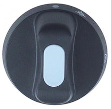 knob gas tap with ignition flame ø 65mm shaft ø 8x6,5mm shaft flat bottom