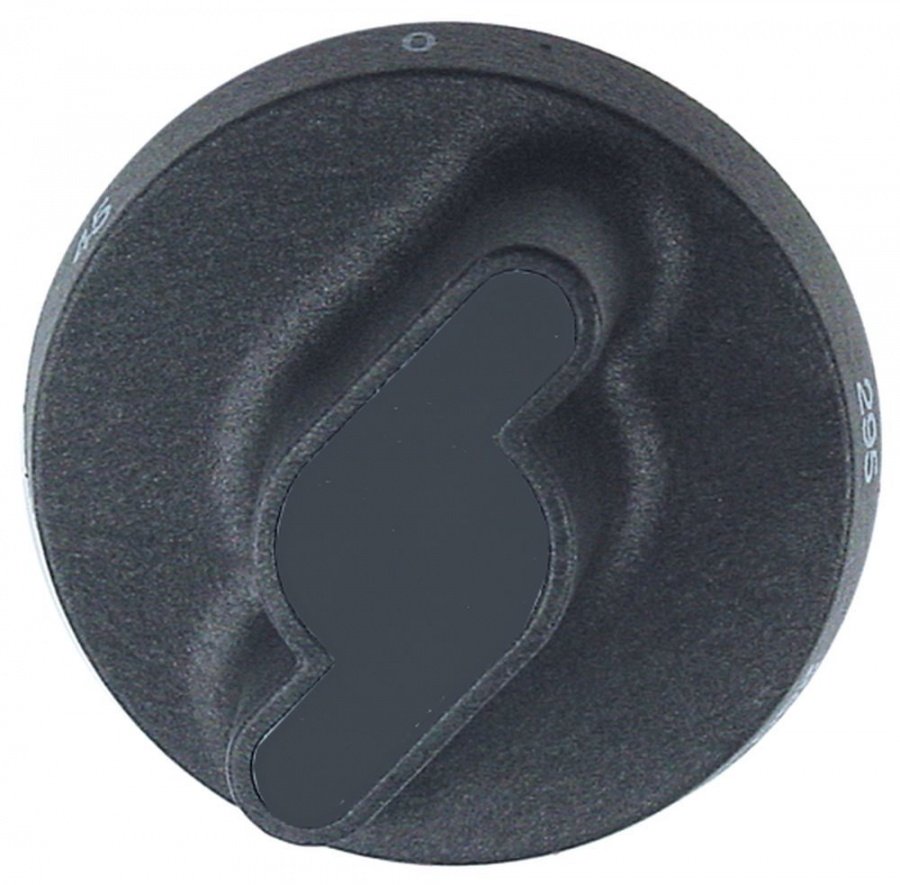 knob thermostat t.max. 295°C temperature range 0-295°C ø 73mm shaft ø 6x4,6mm
