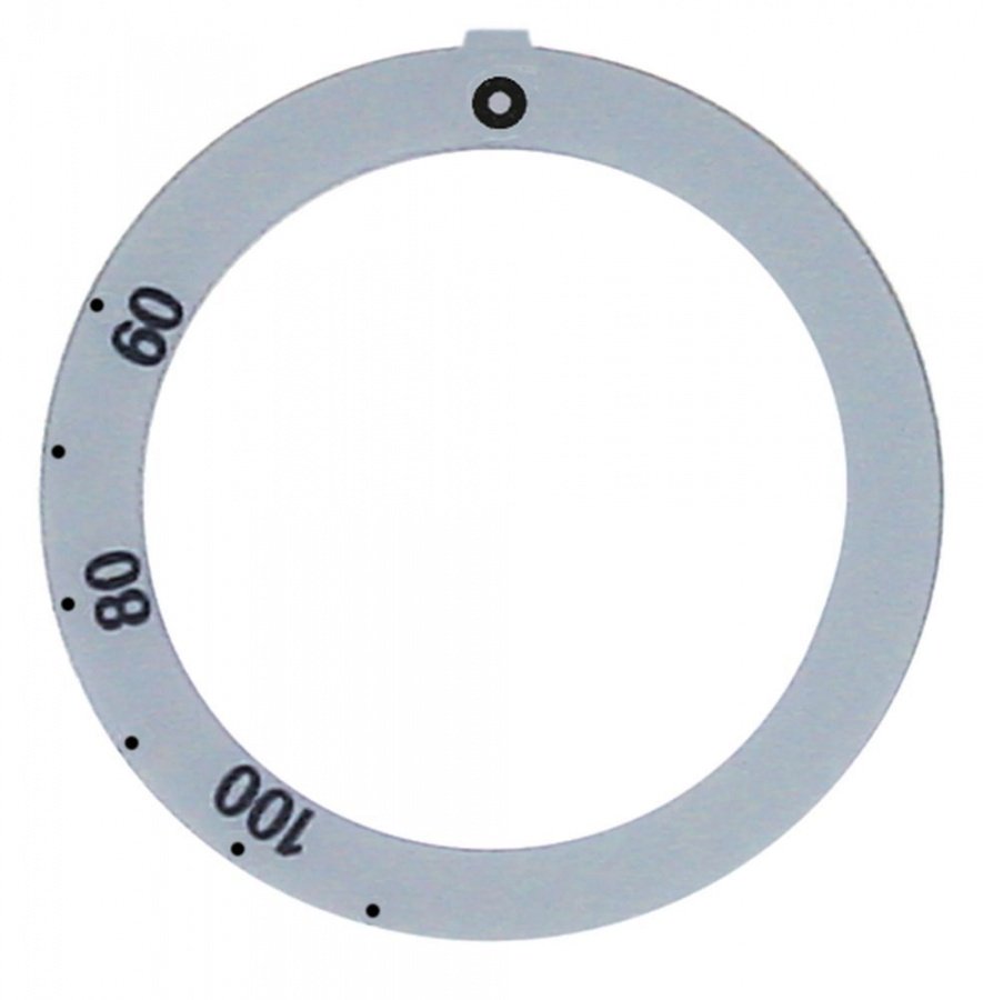 Disc autoadeziv cu simbol 60-110°C, ext ø 59 mm, int ø 45,5 mm - 111565