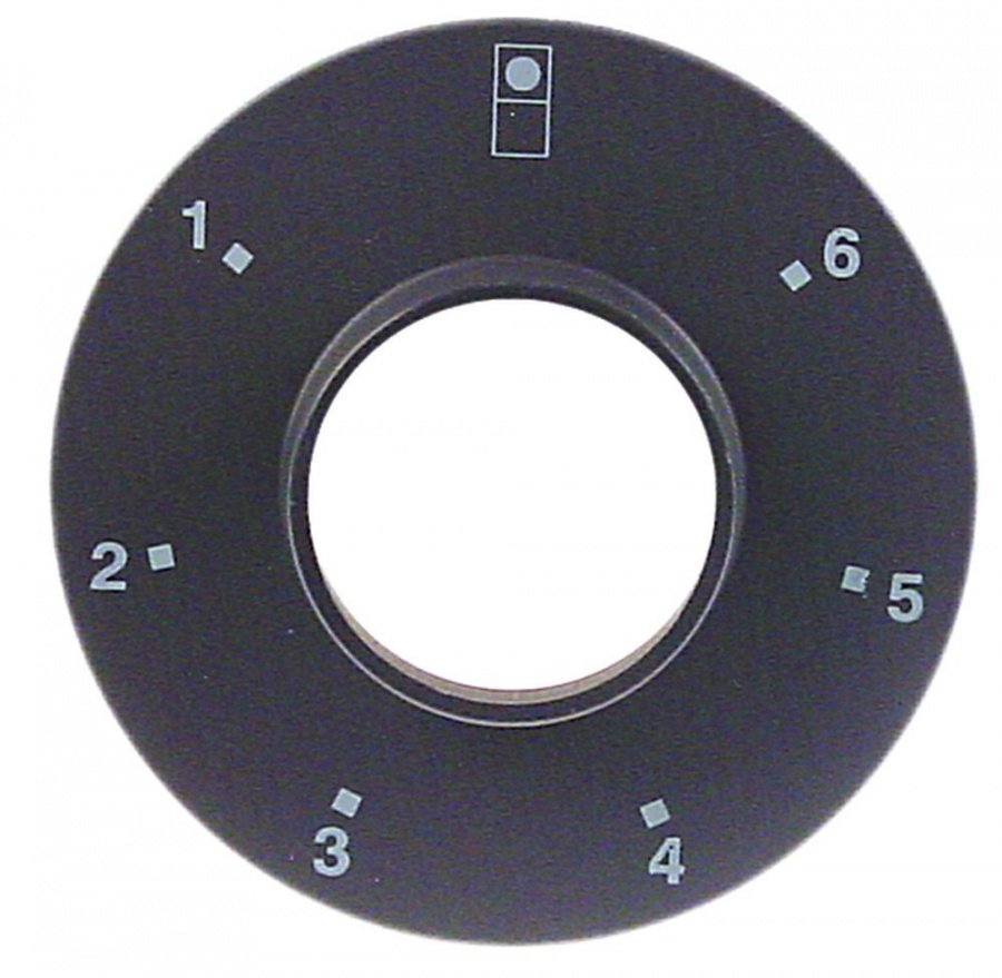 bezel switch 7-position for rear hob