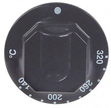 knob thermostat t.max. 320°C temperature range 140-320°C ø 70mm shaft ø 6x4,6mm