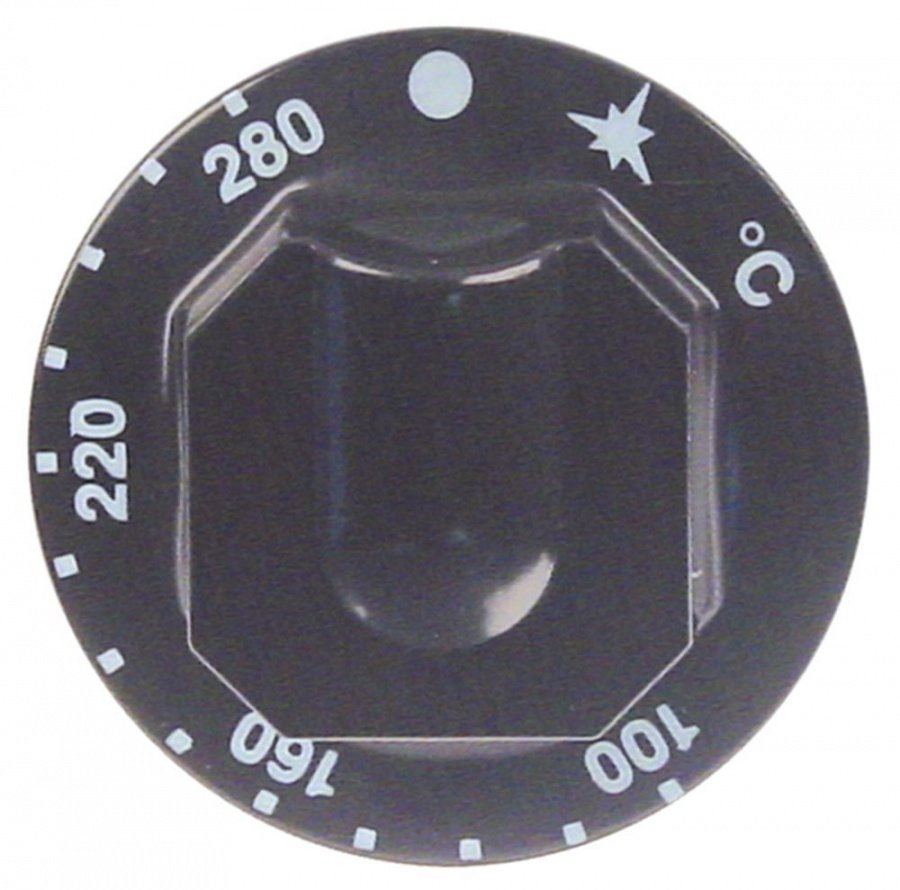 Buton temperatura ø 70 mm, ax ø 8 x 6,5 mm - 111624