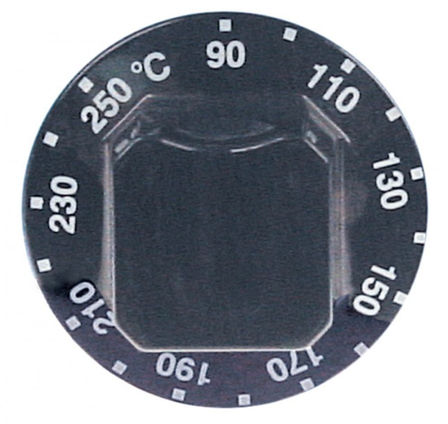 knob thermostat t.max. 250°C temperature range 90-250°C ø 60mm shaft ø MERTIKmm