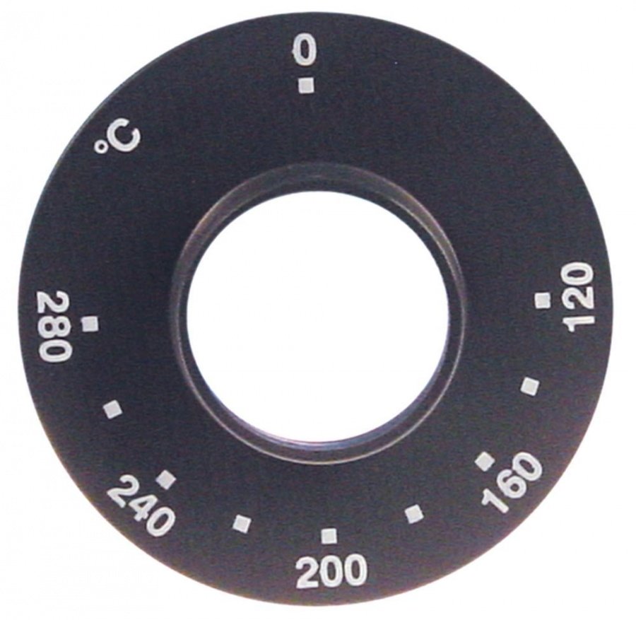 bezel thermostat t.max. 280°C 120-280°C