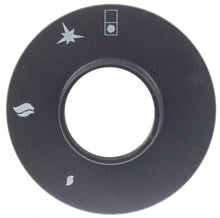 bezel gas tap with ignition flame for front hob
