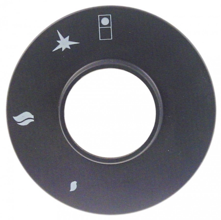 Ornament buton cu simboluri pentru robinet de gaz - 111633