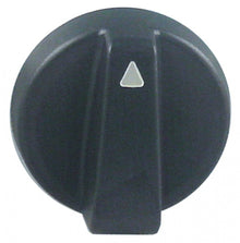 knob switch zero mark ø 65mm shaft ø 8x6,5mm shaft flat bottom black