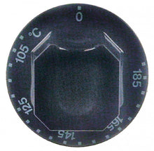 knob thermostat t.max. 185°C temperature range 105-185°C ø 70mm shaft ø 6x4,6mm