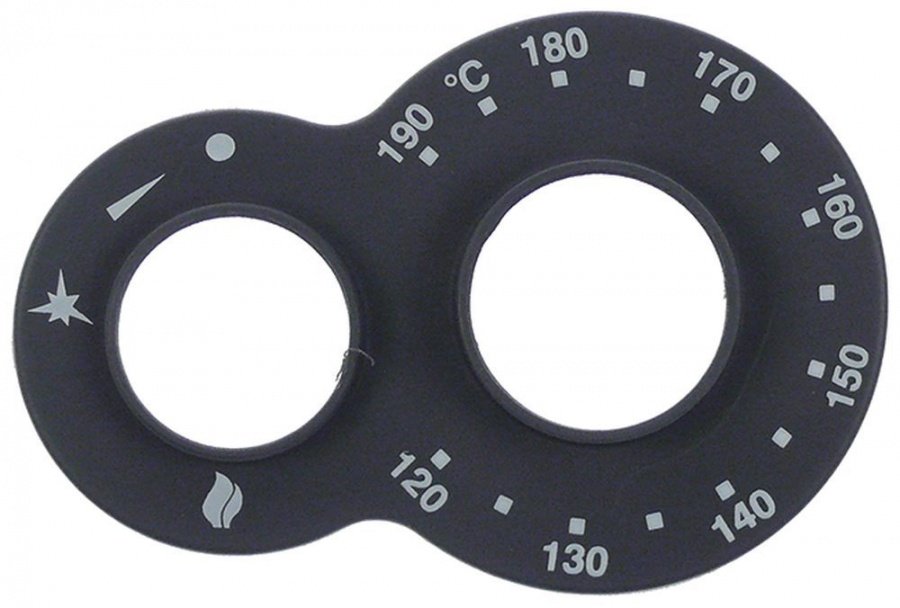 bezel gas regulator t.max. 190°C 120-190°C
