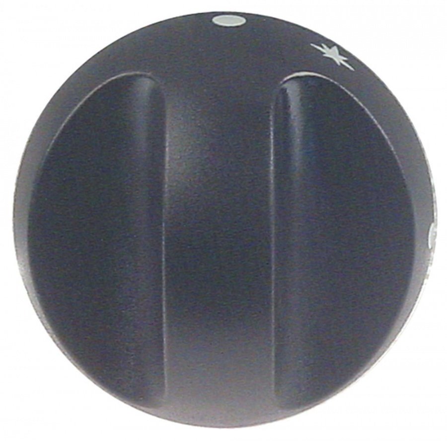 Buton ø 70 mm, ax ø 8 x 6,5 mm, pentru robinet de gaz PEL 21, PEL 22, PEL 23 - 111689