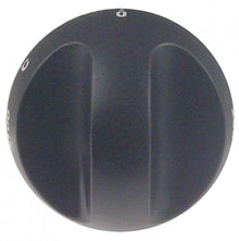 knob thermostat t.max. 200°C ø 70mm shaft ø 6x4,6mm shaft flat upper black