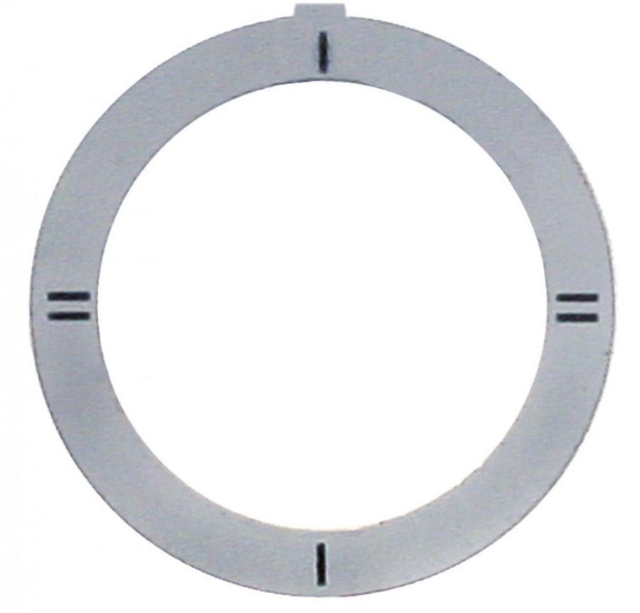 knob dial plate silver switch 1-2-1-2 ext. ø 59mm - Code 111711