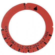 knob dial plate symbol gas thermostat t.max. 300°C - Code 111729