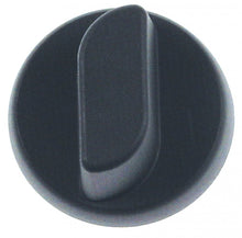 knob switch zero mark ø 50mm shaft ø 6x4,6mm shaft flat left black