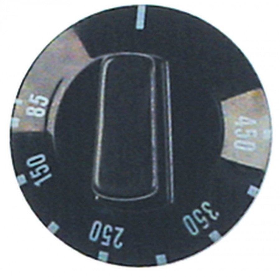 Buton termostat 85-450°C, ø 49 mm, ax ø 6x4,6 mm - 111740
