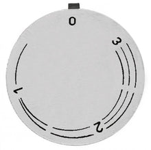 knob dial plate energy regulator 1-3 ED ø 45mm silver