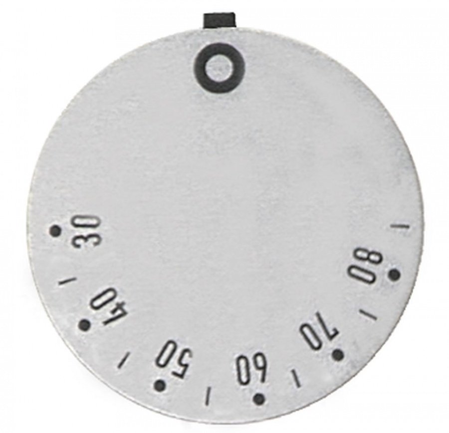knob dial plate symbol thermostat t.max. 85°C - Code 111744