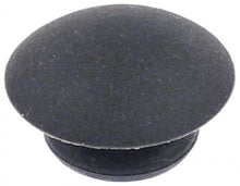 push button external size 23mm internal size 9mm black H 14mm