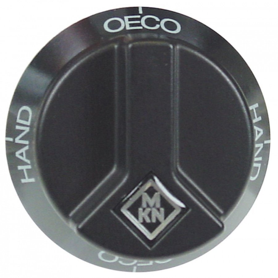 knob OECO/HAND ø 65mm shaft ø 6x4,6mm shaft flat upper