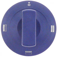 knob oven TH/TH+BH/BH ø 60mm shaft ø 8x6,5mm shaft flat upper blue