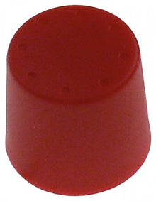 knob ø 20mm shaft ø 6x4,6mm shaft flat universal red