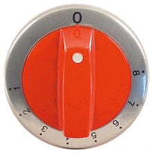 knob gas thermostat 1-8 ø 63mm shaft ø 8x6,5mm shaft flat bottom