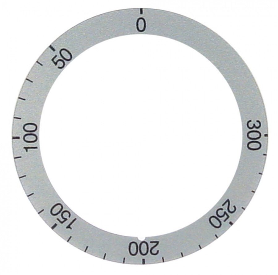 knob dial plate symbol thermostat t.max. 300°C - Code 111834