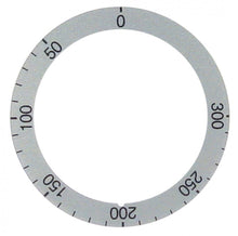 knob dial plate symbol thermostat t.max. 300°C - Code 111834